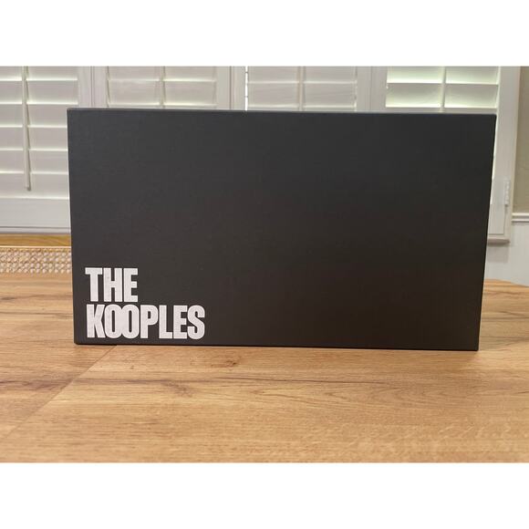 The Kooples Men's Calfskin Leather Sneakers w/ Vinyl Black Size 11 US 42 EU NIB - Picture 13 of 13